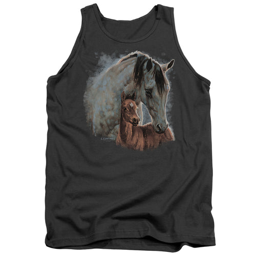 Wild Wings Painted Horses Tank Top