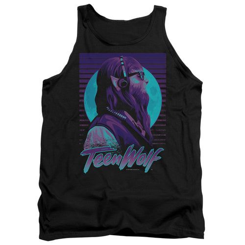 Teen Wolf Headphone Wolf Teal Tank Top