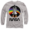 NASA Rainbow Shuttle Athletic Heather Long Sleeve T-Shirt