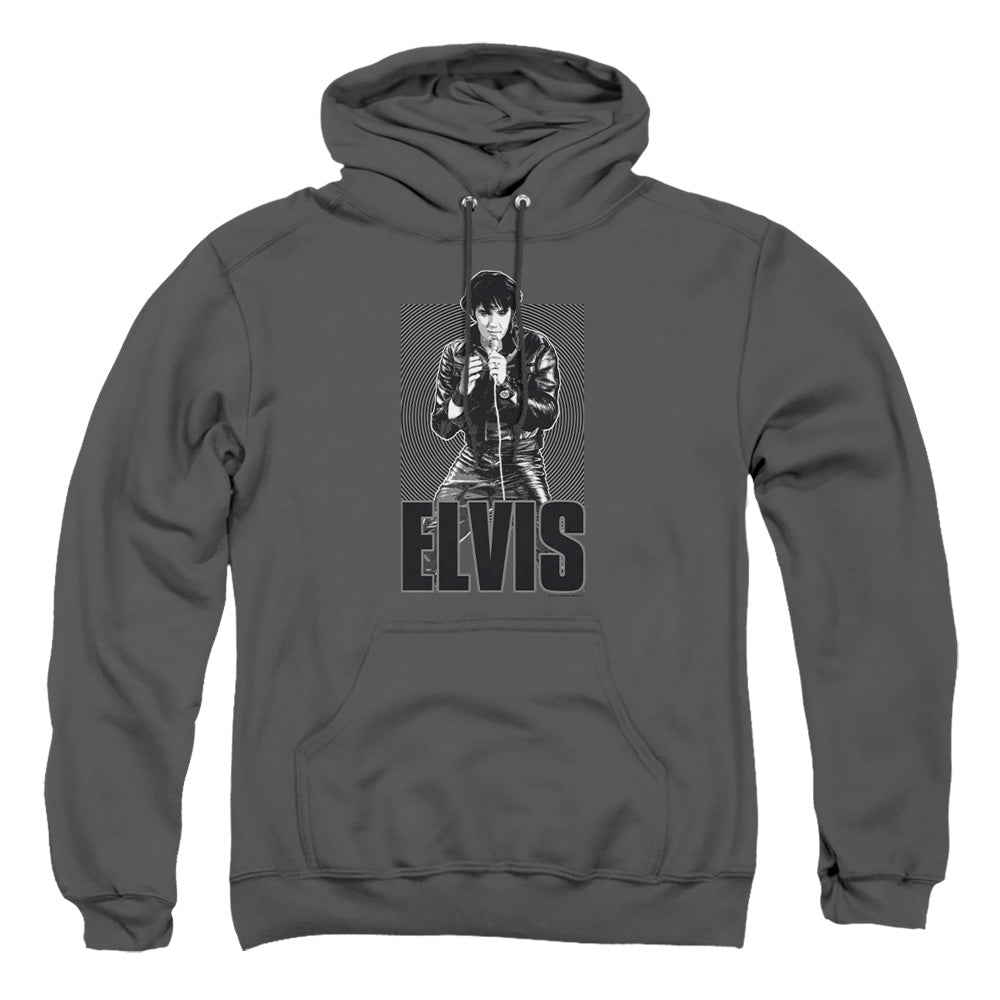 Elvis Presley Leather Pullover Hoodie