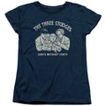 The Three Stooges Gents Without Cents Womens T-Shirt