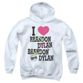 Beverly Hills 90210 I Heart Brandon Dylan Youth Hoodie