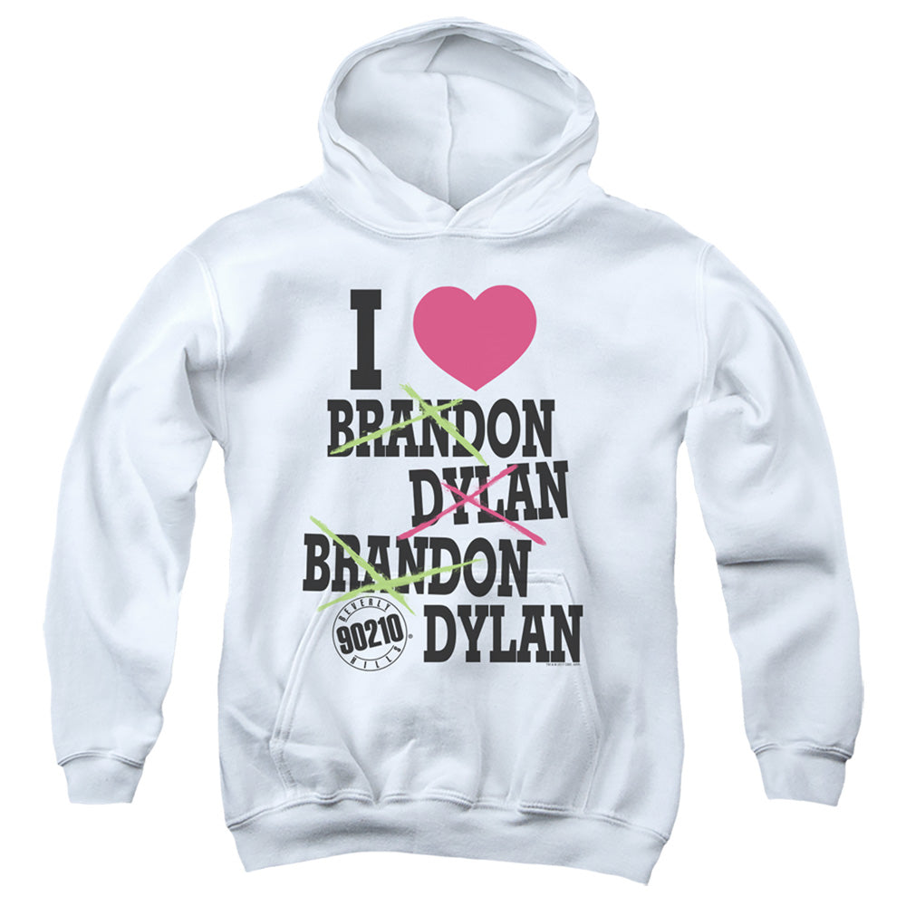 Beverly Hills 90210 I Heart Brandon Dylan Youth Hoodie