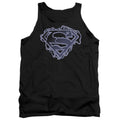 Superman Electric Supes Shield Tank Top