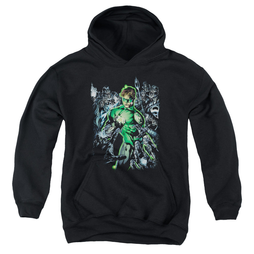 Green Lantern Surrounded By Death Youth Hoodie