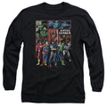 Justice League New Jla Panels Long Sleeve T-Shirt