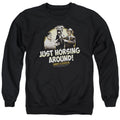 Abbott and Costello Horsing Around Crewneck Sweatshirt