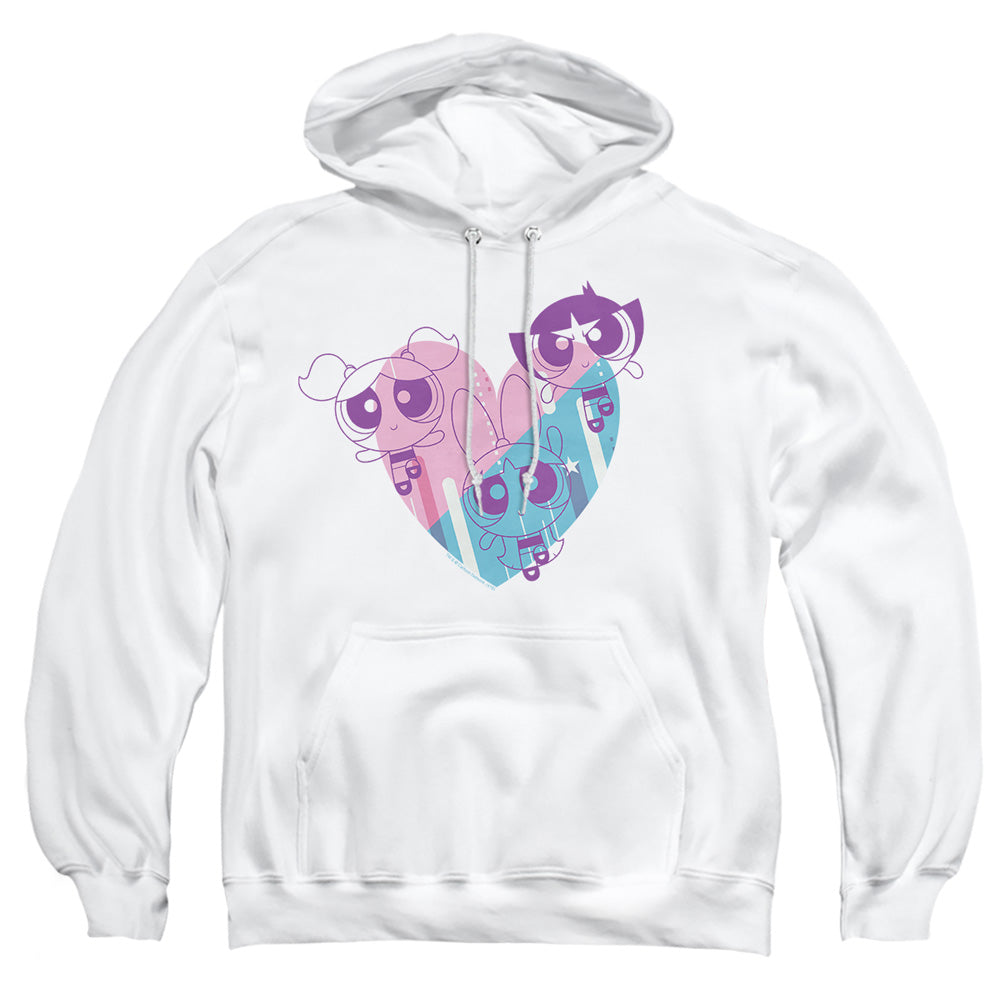 The Powerpuff Girls Pastel Heart Pullover Hoodie