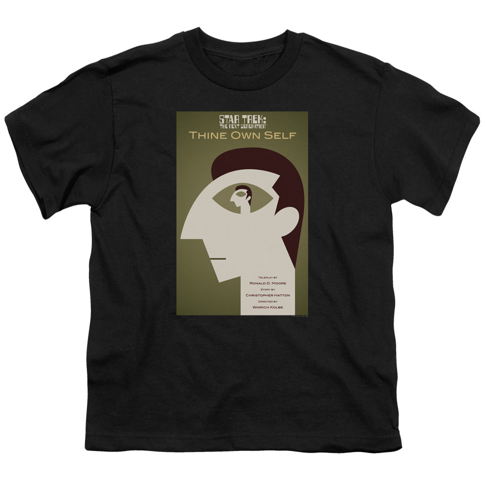 Star Trek Thine Own Self Black Youth/Toddler T-Shirt