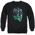 Green Lantern Black Lantern Batman Crewneck Sweatshirt