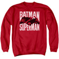 Batman v Superman Silhouette Fight Crewneck Sweatshirt