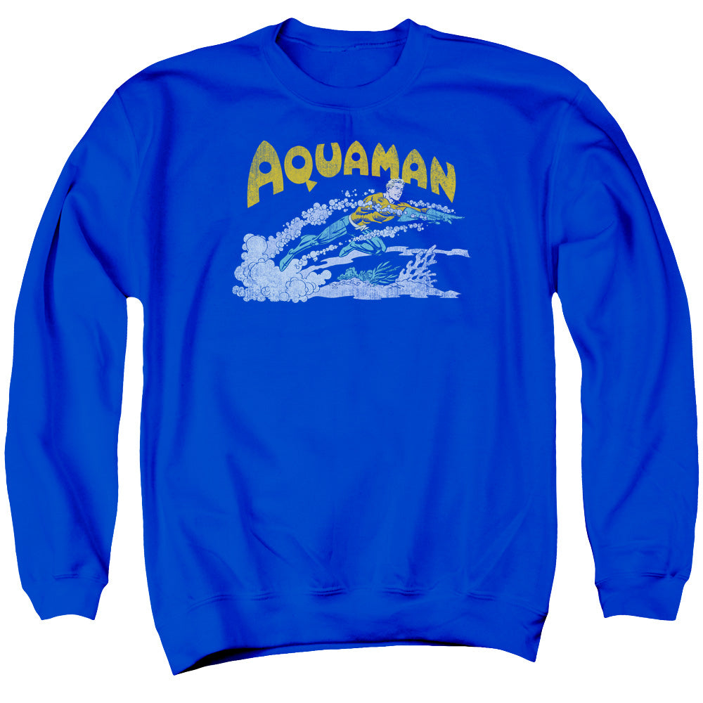 DC Comics Aqua Swim Crewneck Sweatshirt