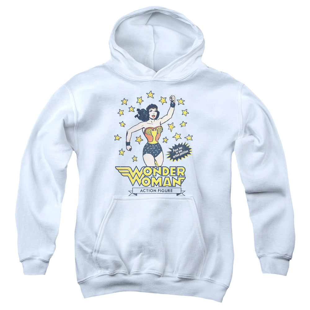 Wonder Woman Action Figure Youth Hoodie