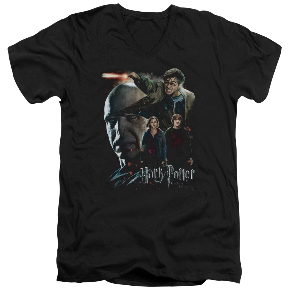 Harry Potter Final Fight V-Neck T-Shirt