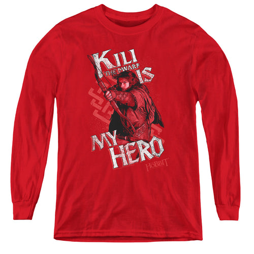 The Hobbit Kili Is My Hero Youth Long Sleeve T-Shirt