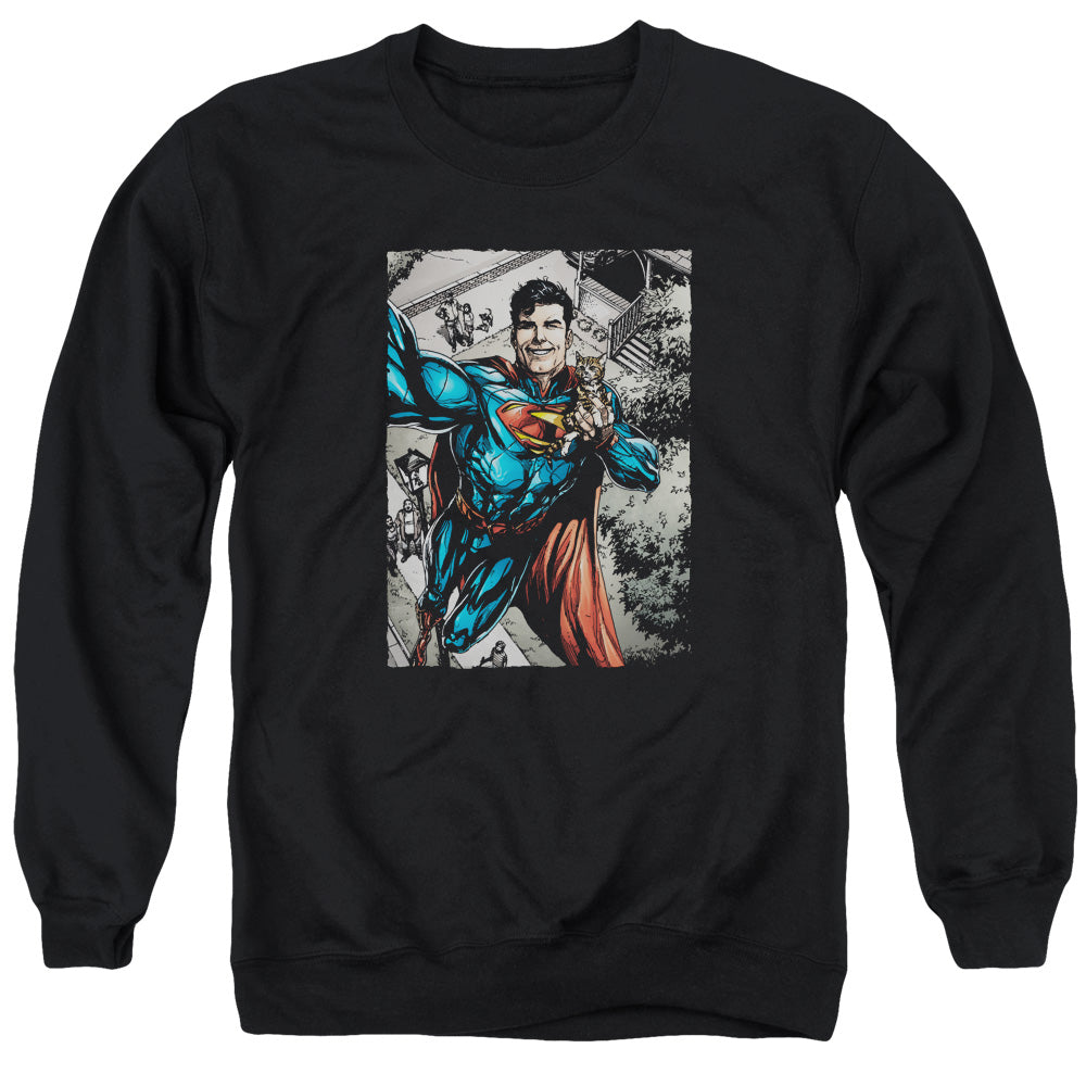 Superman Super Selfie Crewneck Sweatshirt
