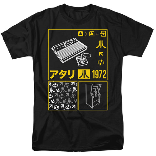 Atari Kanji Squares Black T-Shirt