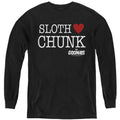 The Goonies Sloth Loves Chunk Youth Long Sleeve T-Shirt