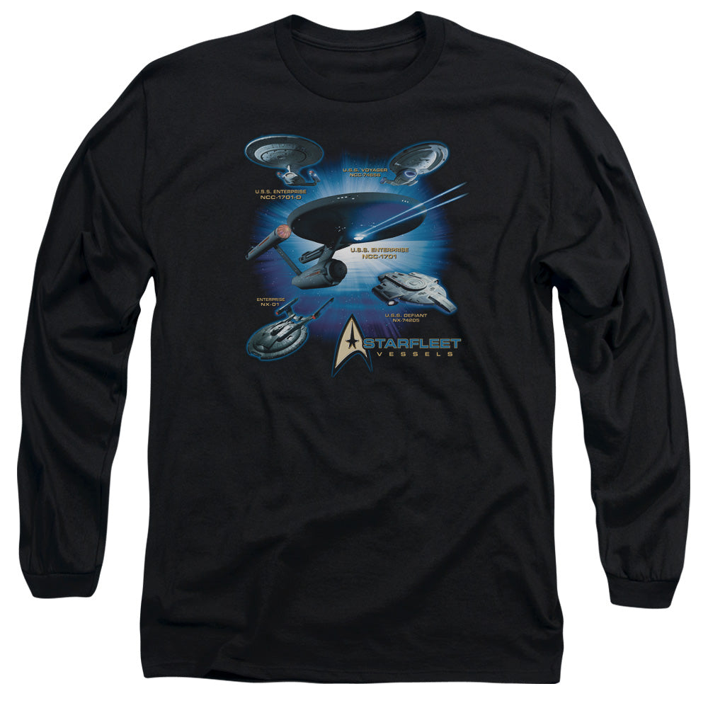 Star Trek Starfleet Vessels Long Sleeve T-Shirt