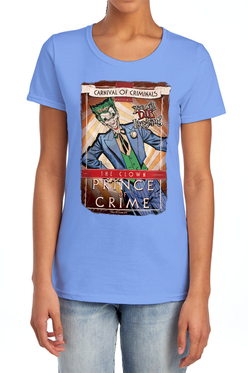 Batman Clown Prince Womens T-Shirt