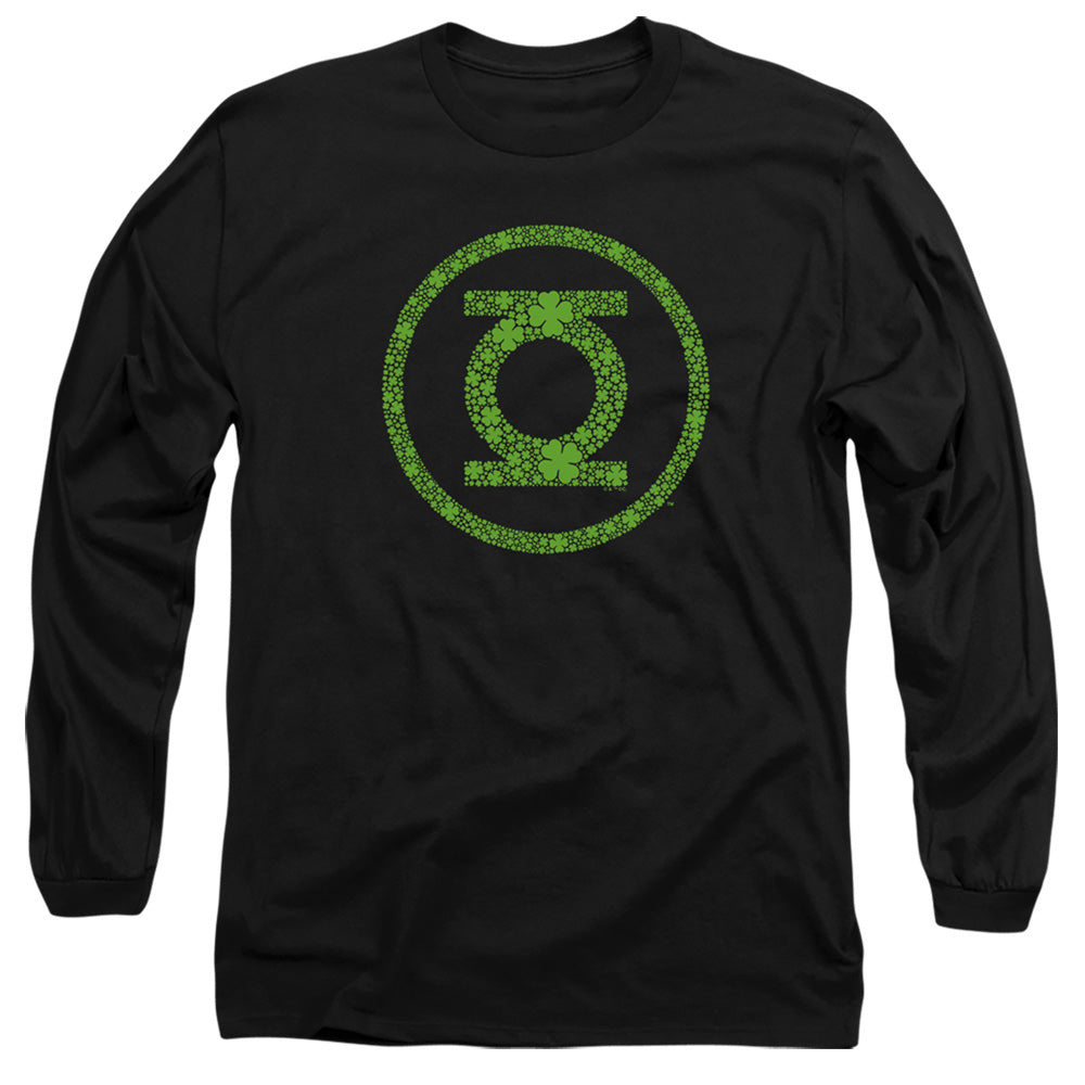 Green Lantern St. Patrick'S Day Shamrock Logo Long Sleeve T-Shirt