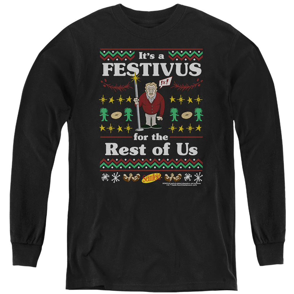 Seinfeld A Festivus for the Rest of Us Youth Long Sleeve T-Shirt