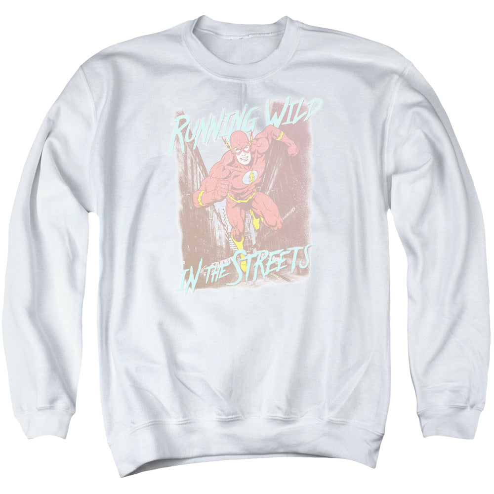 Justice League Running Wild Crewneck Sweatshirt