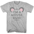 Im a Mouse Duh Mean Girls t-shirt in gray heather