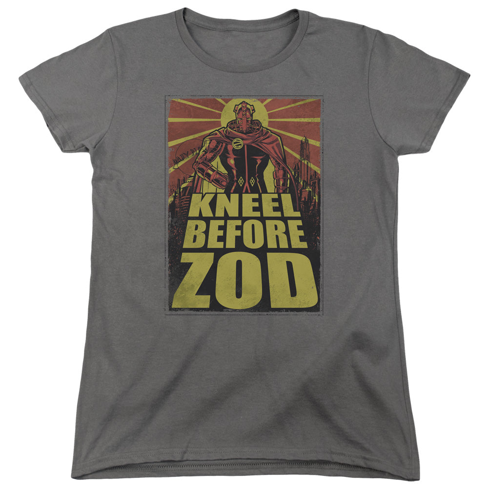 Superman Zod Poster Womens T-Shirt