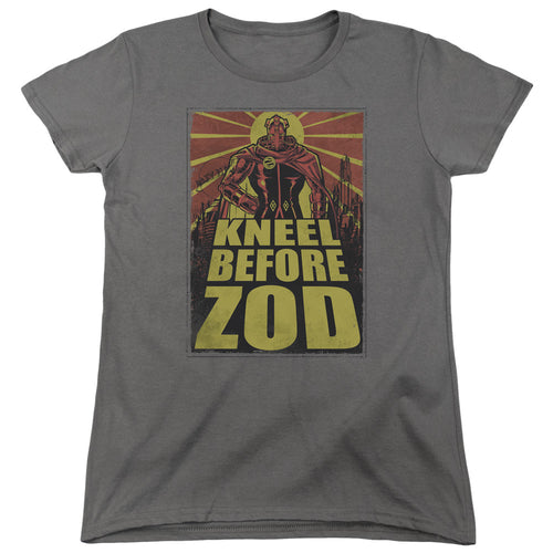 Superman Zod Poster Womens T-Shirt