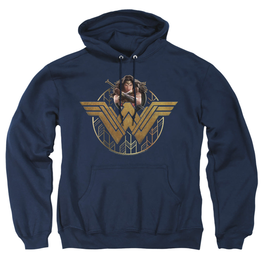 Wonder Woman (2017) Power Stance and Emblem Pullover Hoodie