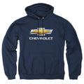 Chevy Bowtie Stacked Navy Pullover Hoodie