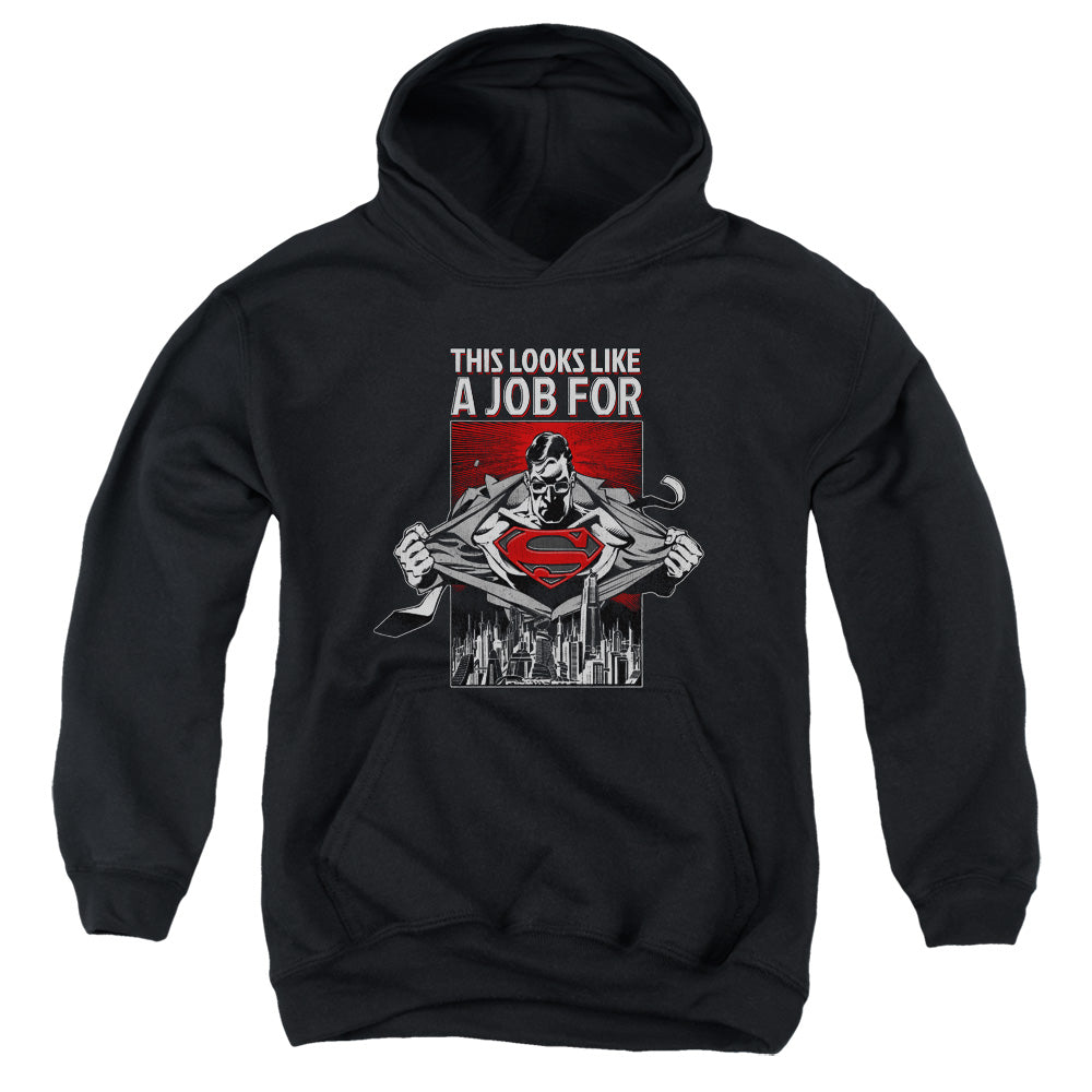 Superman Watchful Eye Youth Hoodie