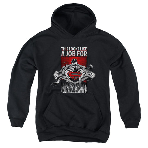 Superman Watchful Eye Youth Hoodie