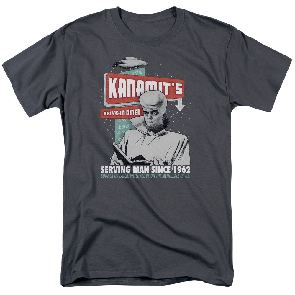 The Twilight Zone To Serve Man Kanamit's Drive-In Diner T-Shirt