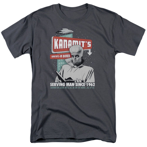 The Twilight Zone To Serve Man Kanamit's Drive-In Diner T-Shirt