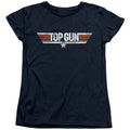 Top Gun Distressed Logo Womens T-Shirt