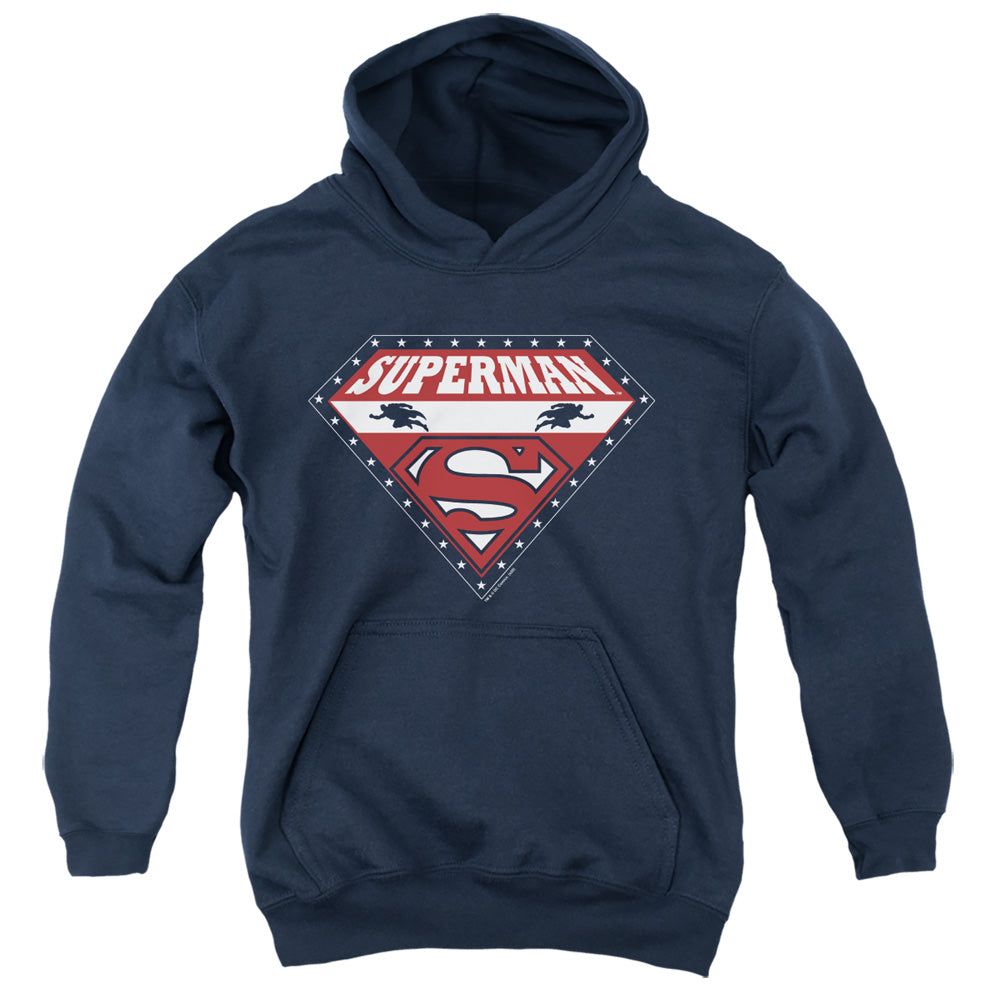 Superman for President Navy Youth Hoodie