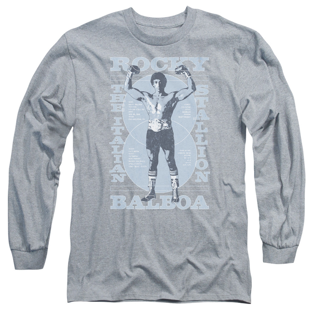 Rocky Gun Show Athletic Heather Long Sleeve T-Shirt