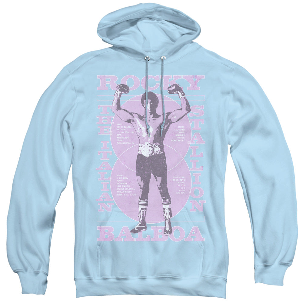 Rocky Gun Show Light Blue Pullover Hoodie