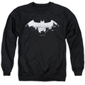 Batman Bat Logo Cityscape Crewneck Sweatshirt