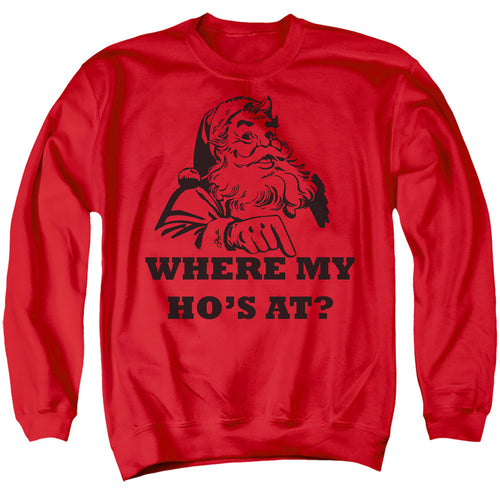 Christmas Where My Ho's At Crewneck Sweatshirt