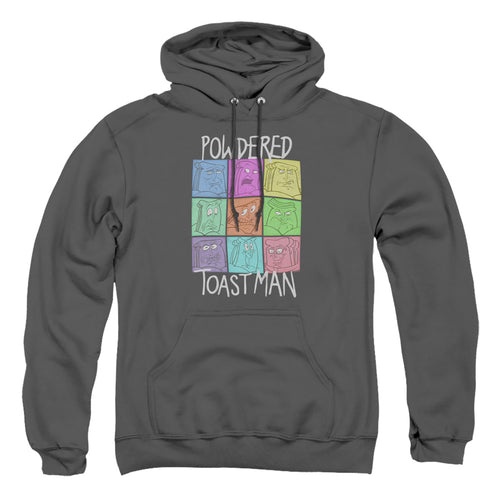 Ren and Stimpy Powdered Toast Man Expressions Pullover Hoodie