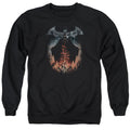 Batman Smoke & Fire Crewneck Sweatshirt