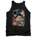Justice League Up Close And Personal Tank Top