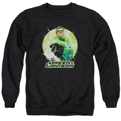 Green Lantern Green Static Crewneck Sweatshirt