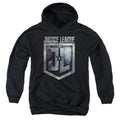 Justice League Shield Logo Youth Hoodie
