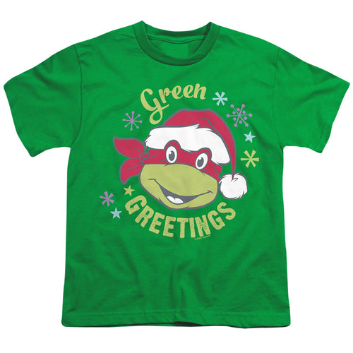 Teenage Mutant Ninja Turtles Green Greetings for Christmas Youth/Toddler T-Shirt