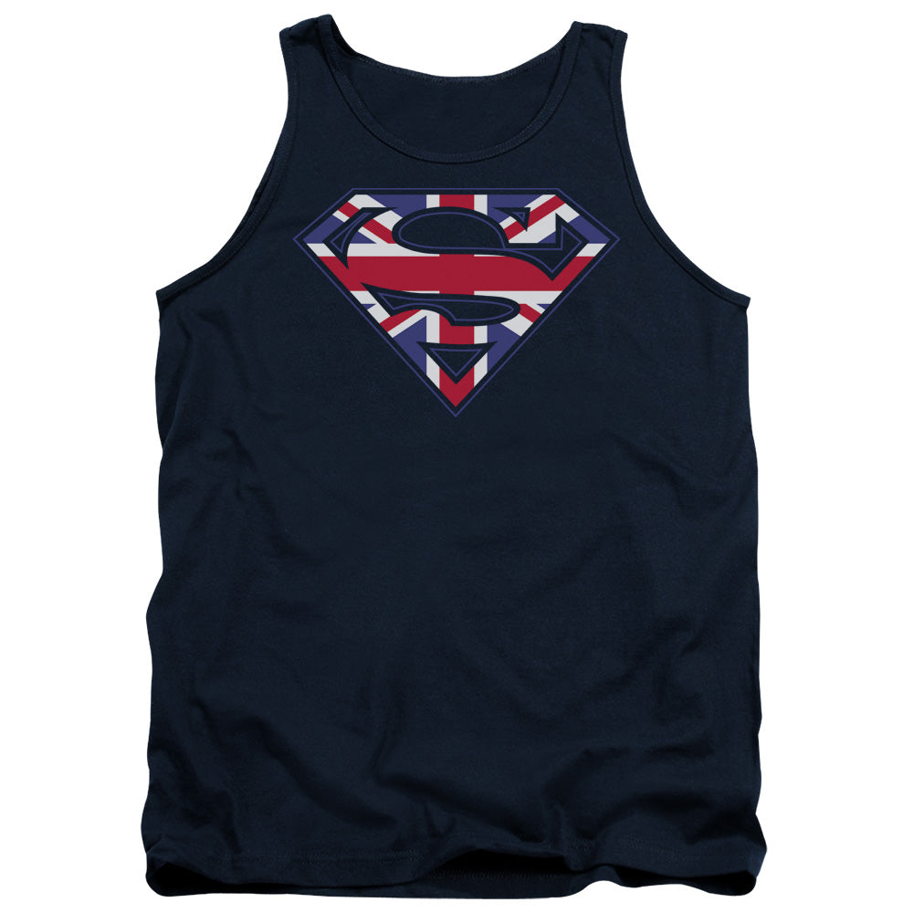 Superman Great Britian Shield Tank Top