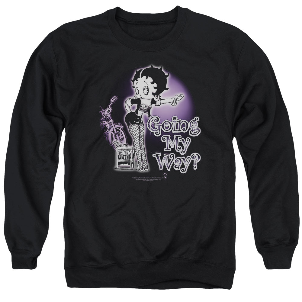Betty Boop My Way Crewneck Sweatshirt